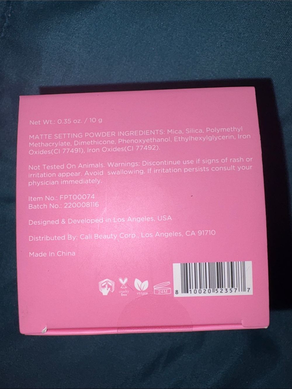 Matte Setting Powder - Porcelain (Pink Packaging) - Picture 3 of 5